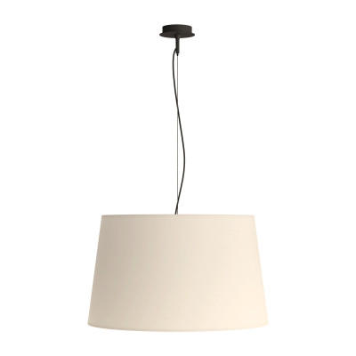 ACB - Tissue - Stilo SP 62 - Chandelier with fabric lampshade - Black / white - LS-AC-C8202180N