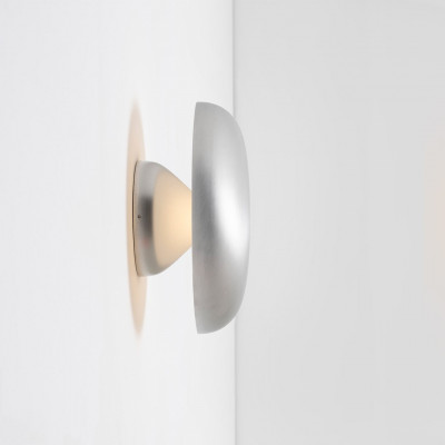 Artemide - Artemide Outdoor - Knop AP PLE LED out - Modern outdoor wall lamp - Silver - LS-AR-T050310 - Warm white - 3000 K - Diffused