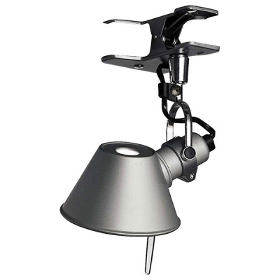 Artemide - Tolomeo - Tolomeo AP Micro Pinza Led - LED wall lamp - Aluminum - Diffused