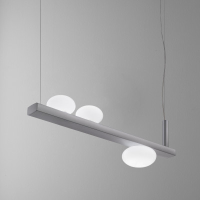 Elesi Luce - Gaia - Boma SP 3L LED - Silver - Diffused Elesi Luce - Gaia - Boma SP 3L LED - Silver - Diffused