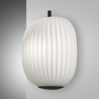 Fabas Luce - Domizia - Domizia AP - Classic wall lamp - White/Black - LS-FL-3689-21-101