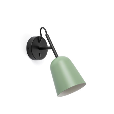 Faro - Indoor - Flash - Studio AP - Wall light with metal diffusor directable - Sage green - LS-FR-28259