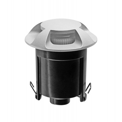 i-LèD Maestro - Dans - Dans-4 powerLED 2 W 630 mA - Circle spotlight drive over - Grey RAL 9006 embossed - 180° i-LèD Maestro - Dans - Dans-4 powerLED 2 W 630 mA - Circle spotlight drive over - Grey RAL 9006 embossed - 180°