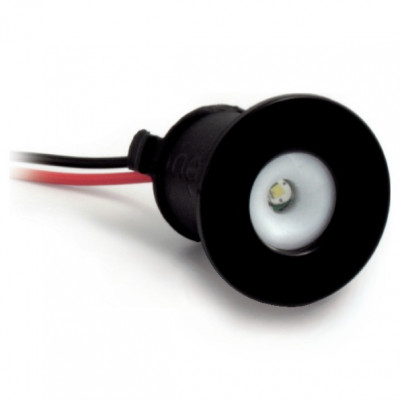 i-LèD Maestro - Picrol - Picrol powerLED 1 W 350 mA M - Recessed decorative spotlight - Black RAL 9005 embossed i-LèD Maestro - Picrol - Picrol powerLED 1 W 350 mA M - Recessed decorative spotlight - Black RAL 9005 embossed