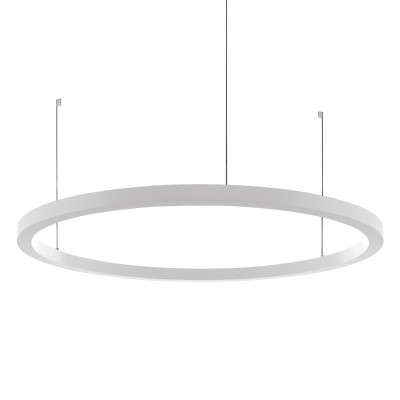 i-LèD Maestro - Tour Pendant - Tour-PD topLED 70 W 24 V - Circular suspension with indirect emission - White - Diffused