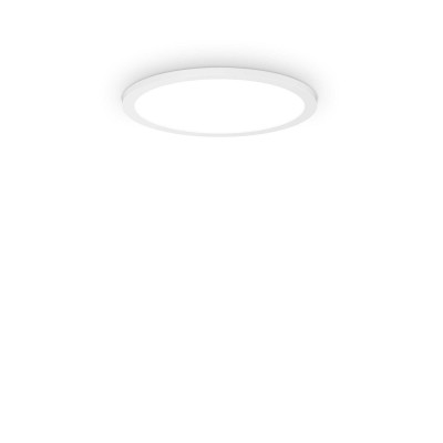 Ideal Lux - Minimal - Fly Slim PL D35 - Round LED ceiling light - White - 88°