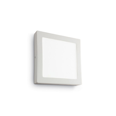 Ideal Lux - Circle - Universal 18W Square - Wall lamp - White - 110°