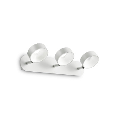 Ideal Lux - Direction - Oby PL3 LED - Ceiling light with three lights - White - LS-IL-196701 - Warm white - 3000 K - Diffused Ideal Lux - Direction - Oby PL3 LED - Ceiling light with three lights - White - LS-IL-196701 - Warm white - 3000 K - Diffused