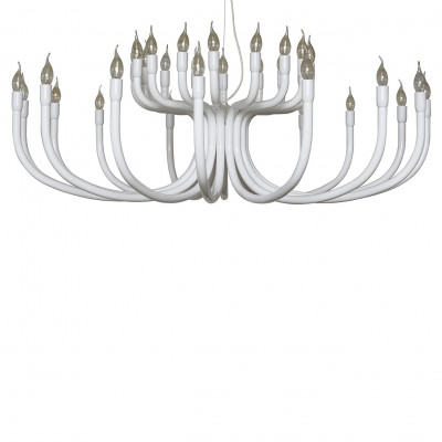 Karman - Chandelier  - Snoob 32L SP - Chandelier with arms - White - LS-KR-SE609B