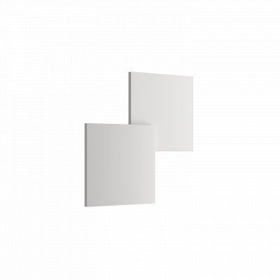 Lodes - Puzzle - Puzzle Double Square LED AP PL - Square wall and ceiling lamp for modern living room - Matt White - LS-ST-146007 - Super warm - 2700 K - Diffused
