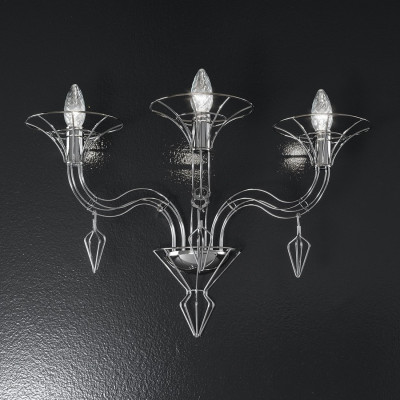 Metal Lux - New Classic - Dedalo AP 3L - Elegant wall light with three light - Chrome - LS-ML-192-103-01