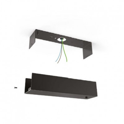 Nemo - Nemo Studio - Driver Ceiling Rose 2 holes - Accessory - Black - LS-NL-BROSPS2NE