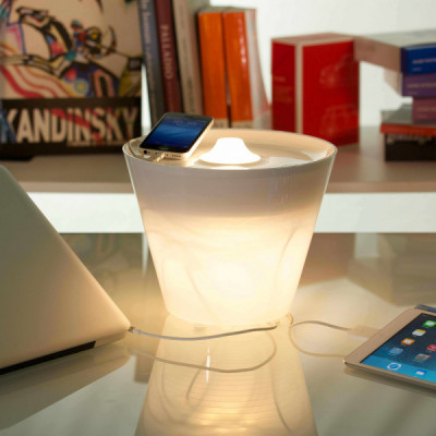 Rotaliana - MultiPot+ - MultiPot+ Withe- White lighting vase - White - LS-RO-1MPP000002DL0 - Warm white - 3000 K - Diffused