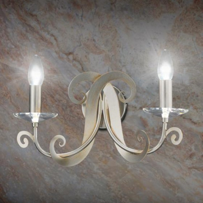 Sikrea - Classic - Sofia AP - Classic double wall light - Silver - LS-SI-3538 Sikrea - Classic - Sofia AP - Classic double wall light - Silver - LS-SI-3538