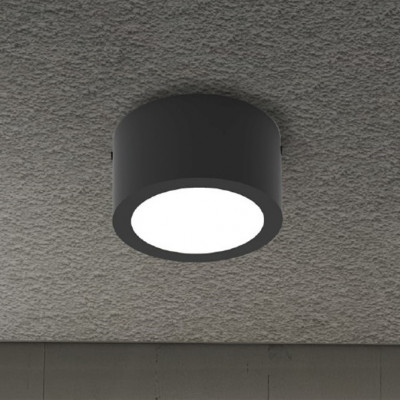 Sikrea - Linee - Point PL - Ceiling light round - Matt black - LS-SI-7364