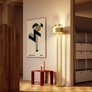 Design floor lamps Lumen Center