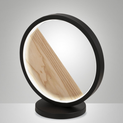 Fabas Luce - Natural Essence - Pierre TL LED - Lampada da tavolo in stile nordico - Nero - LS-FL-3695-30-101 - Bianco caldo - 3000 K - Diffusa Fabas Luce - Natural Essence - Pierre TL LED - Lampada da tavolo in stile nordico - Nero - LS-FL-3695-30-101 - Bianco caldo - 3000 K - Diffusa