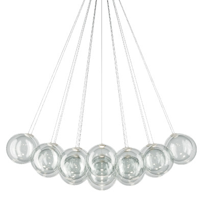 Lodes - Random Cloud - Random Cloud 23 Luci 28cm - Lampadario moderno in vetro - Trasparente - Diffusa Lodes - Random Cloud - Random Cloud 23 Luci 28cm - Lampadario moderno in vetro - Trasparente - Diffusa